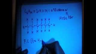 Hexane C6H14 Lewis Dot Structure [upl. by Htirehc]