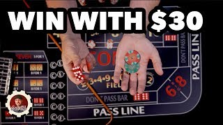 How to Win at CrapsSafe amp Slow  Craps Betting Strategy [upl. by Yrreiht636]