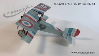 Microaces Nieuport 17  Micro RC kit [upl. by Marylou]