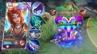 Core Hilda New Meta 😆 Top Global Hilda Build and Emblem 2024 🔥 Mobile Legends [upl. by Kelbee]