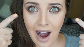 Makeup For Green Eyes GRWM [upl. by Yelkrab]