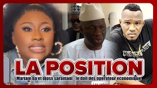 400 MILLIONS DE DON DES OPERATEURS ECONOMIQUES  MARIAM amp DJOSS SARAMANI [upl. by Letsyrk]