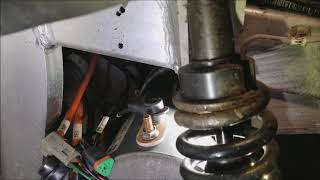 2002 Gem Car E825 Electric Motor install [upl. by Lowis81]