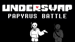 UnderSwap Papyrus Battle FULL FIGHT  Debug mode ENG Sans Game [upl. by Rebbecca626]