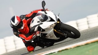 Triumph Daytona 675 R Test Cartagena 2013 [upl. by Eirellam]