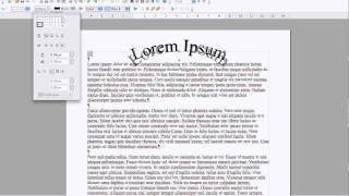 How to Add a Curve Heading in LibreOffice Writer [upl. by Golightly285]