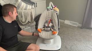 4moms MamaRoo video review and walkthrough [upl. by Ardnama683]