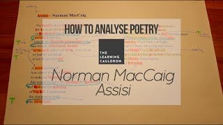 Norman MacCaigs quotAssisiquot  How to Analyse Poetry [upl. by Lime]