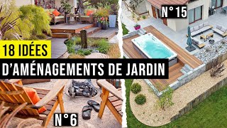 18 Idées dAménagement de Jardin  Inspirations pour son Jardin [upl. by Azila]