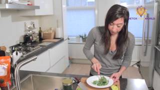 Spirulina Powder Recipe  Spirulina Guacamole [upl. by Malda855]