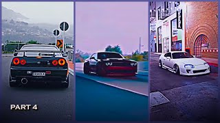 Car Edits Compilation 🥶 Part 4  JDM Edits 😈  Supercar Edits  Tiktok 4K Car Status [upl. by Malissia]