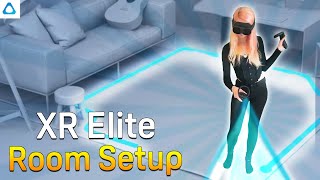 VIVE XR Elite Room Setup Tutorial 3 Simple Steps [upl. by Olnton]