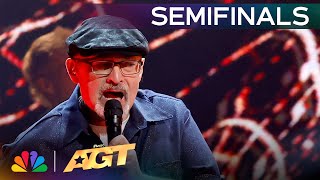 Richard Goodall Sings An INCREDIBLE Cover Of quotEye of the Tigerquot by Survivor  Semifinals  AGT 2024 [upl. by Oigres]