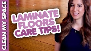 Laminate Floor Cleaning amp Care Tips Clean My Space [upl. by Camila]