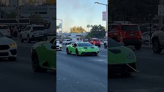 Lamborghini rev’s it for the crowd sema supercars [upl. by Adeline433]