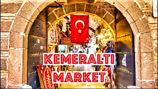 KEMERALTI MARKET  Izmir’s Grand Bazaar Tour  Fake Market  Hand Crafted Jewelry and more [upl. by Lipp]