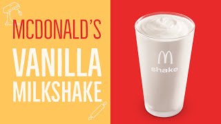 McDonalds Vanilla Milkshake [upl. by Enaed674]