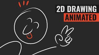 Animated 2D Drawing Effect in Blender [upl. by Laise]