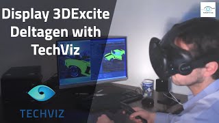 3DExcite Deltagen in the HTC Vive with TechViz [upl. by Gaw]