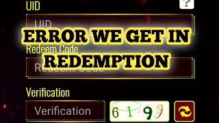 REDEMPTION CENTER ERROR TO CLAIM REWARDS IN CALL OF DUTY MOBILE CODM COD MOBILE [upl. by Ellenaej]