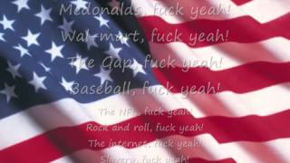 Team America  America Fck Yeah Lyrics [upl. by Quick]