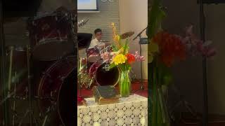 Nephew Abraham played drums at church [upl. by Latsyk348]