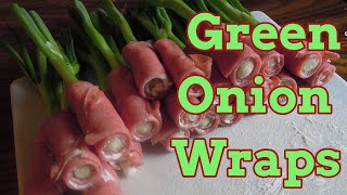 The Fancy Simple Appetizer Recipe You Must Know Green Onion Wrap  Hors DOeuvres [upl. by Anemolihp231]