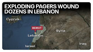 Dozens wounded as pagers explode in Lebanon [upl. by Oni]