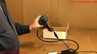 Harbor Freight Flex Shaft Hanging Power Carver Setup and Review [upl. by Briscoe]