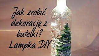 Jak zrobić dekorację z butelki Lampka DIY [upl. by Abad]