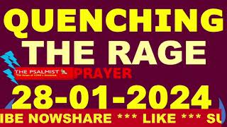 MFM MIDNIGHT PRAYER BATTLE QUENCHING THE RAGE 28th JANUARY 2024 PRAYERS [upl. by Bogie]