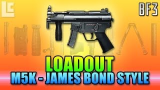 Loadout  M5K James Bond Style Battlefield 3 GameplayCommentaryReview [upl. by Johannessen791]