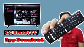 How to Download and Install APP on LG Smart TV [upl. by Alekehs]