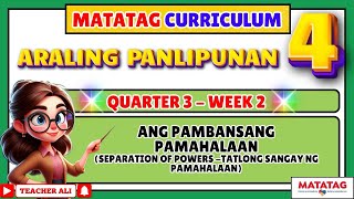 GRADE 4 ARALING PANLIPUNAN QUARTER 3 WEEK 2 [upl. by Adnuahsar]