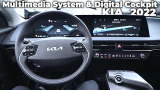 New KIA EV6 Multimedia System amp Digital Cockpit 2022 [upl. by Colwen]