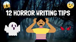 12 Horror Writing Tips For Writing A Super Scary Novel 😱 [upl. by Notseh95]