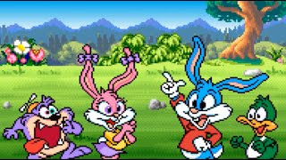 Tiny Toon Adventures Wacky Sports Challenge SNES Playthrough  NintendoComplete [upl. by Oberon]