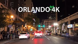 Orlando 4K  Night Drive [upl. by Balbur]