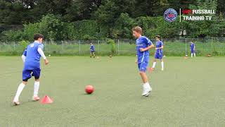 Fußballtraining Passen  Passtechnik Teil 2 [upl. by Ahsienet]