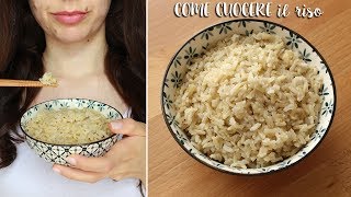 COME CUOCERE IL RISO BASMATI AL VAPORE  Veglife Channel [upl. by Nelon]