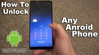 How To Unlock Android From PasswordPasscode Tutorial [upl. by Etteiluj]