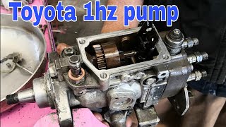 Toyota 1hz diesel pump remove Toyota 1hz engine pump [upl. by Llerryt142]