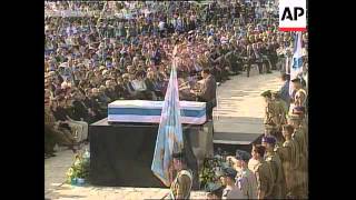 Israel  Rabins Funeral amp Eulogies [upl. by Elsi710]