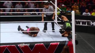 Ryback vs Titus ONeil  Raw Nov 26 2012 [upl. by Akyssej]