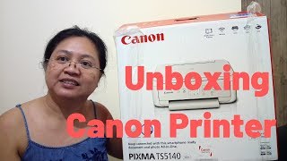 CANON Printer Pixma TS5140 Series Setup  Unboxing [upl. by Adnarrim931]