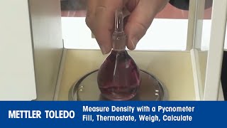 Measure Density with a Pycnometer [upl. by Yedsnil]