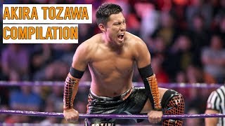 WWE Akira TozawaGerman Suplex amp Diving Senton Compilation [upl. by Terrag]