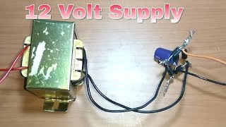 Make 12 Volt DC Supply 2A Transformer easyway [upl. by Dat178]