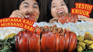 TEST KRIUUK‼️ MUKBANG KULIT BABI BARENG SUAMI [upl. by Hillel]