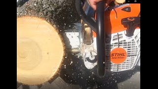 JUST SAWING Stihl MS 500i vs the pack MS440 MS460 MS461R MS462R and MS660 [upl. by Chesney278]